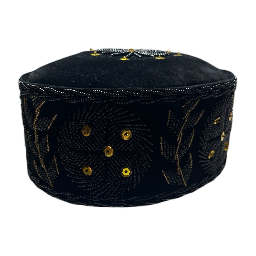 AFRICAN Traditional Men’s Wedding Igbo Yoruba Embroidery Hat